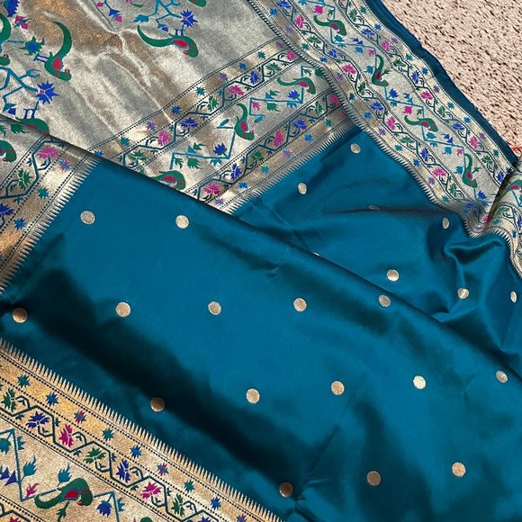 Paithani silk saree | Wedding saree | Party saree | - Picture 12 of 12